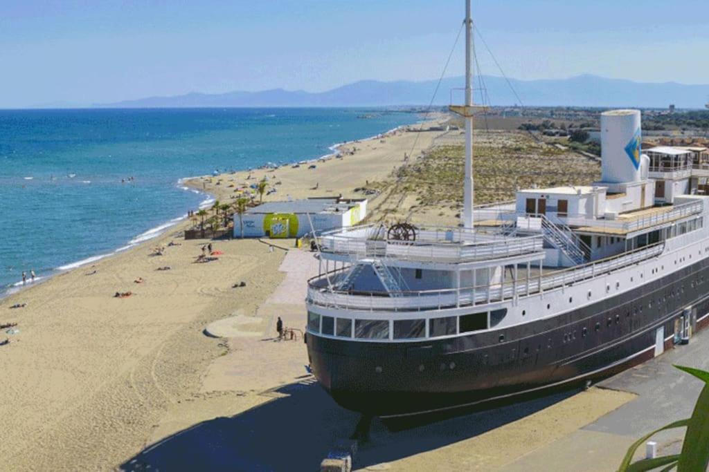 T2 Vue Mer Acces Direct Plage Le Barcares Exterior photo